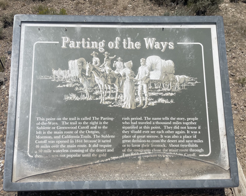 True Parting of the Ways Marker