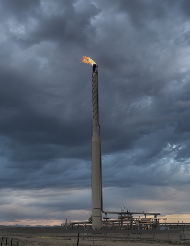 Butane Burn-off Stack