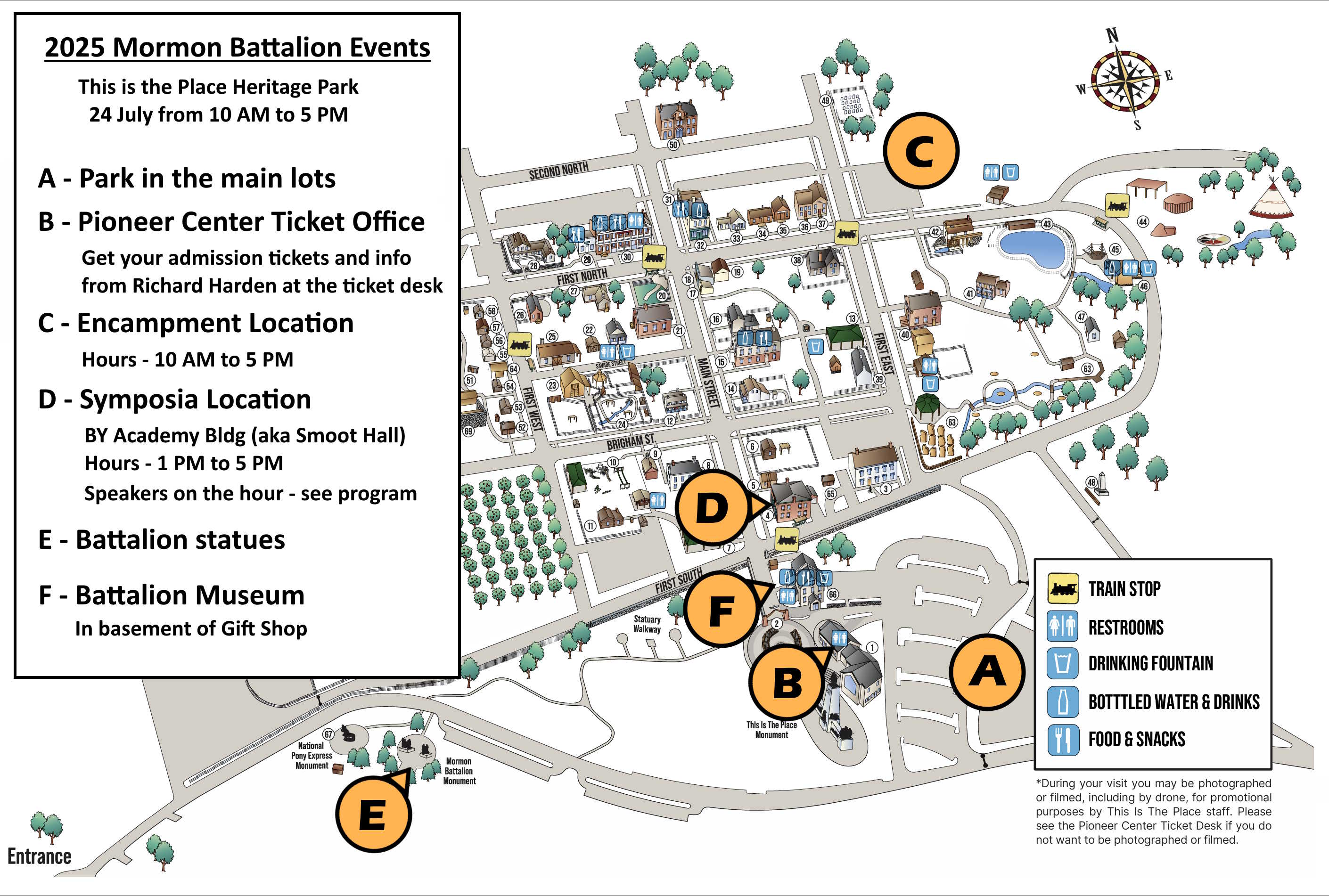 Map of This is the Place Heritage Park