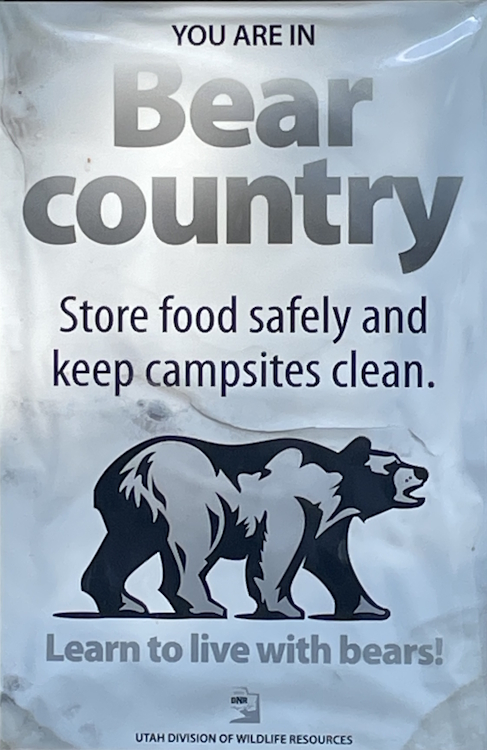 Bear Area Signage