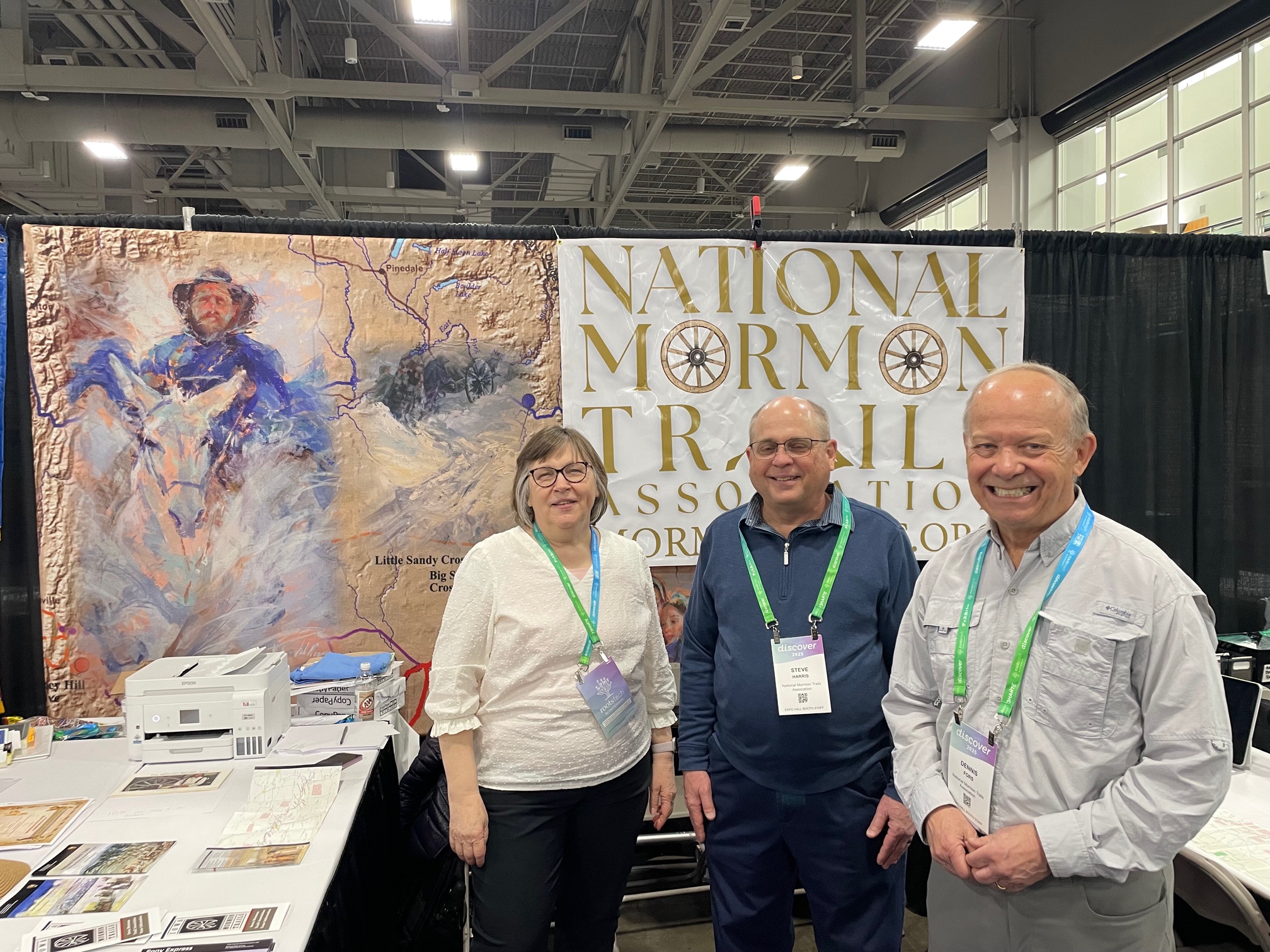 Mormon Trails Rootstech Booth 2025