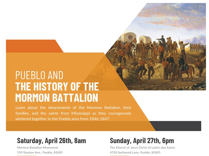 Events Flyer for Pueblo