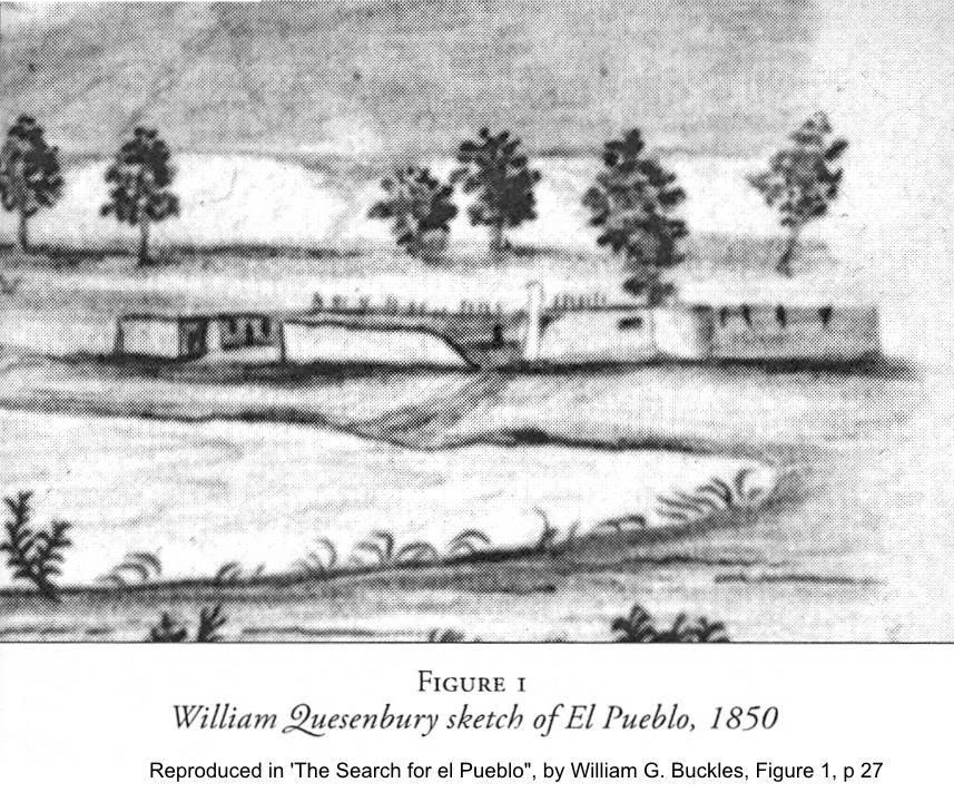 Sketch of Pueblo 1850